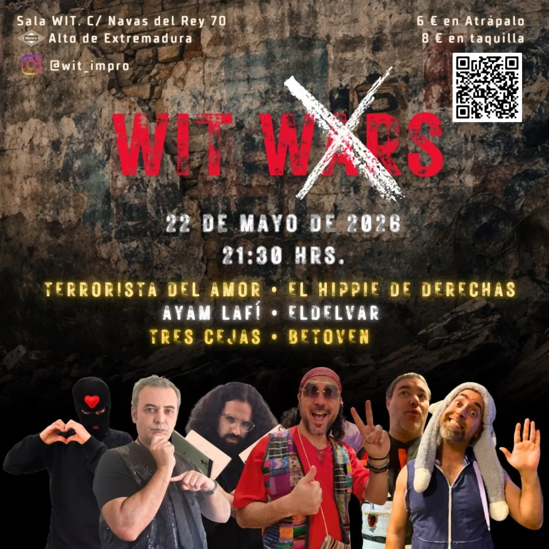 Show de improvisación teatral en directo en WIT Impro, Puerta del Ángel, Madrid